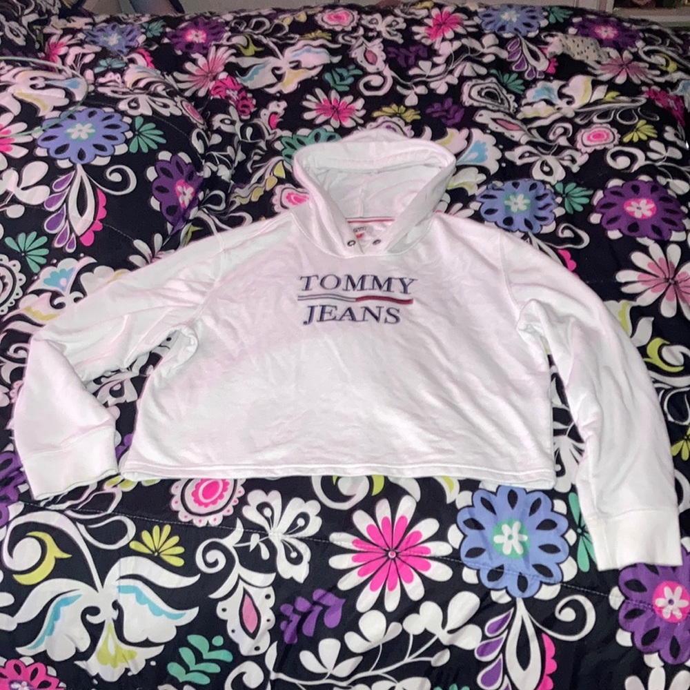 White Tommy Jeans hoodie